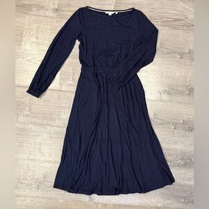 Boden Midnight Blue Long Sleeve Dress